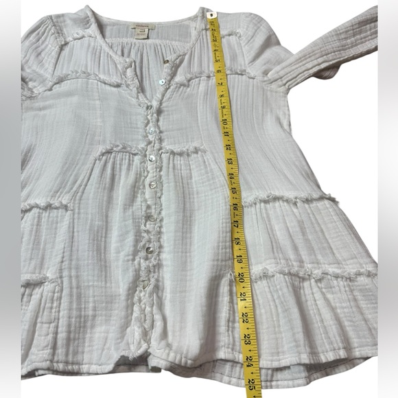 Sundance Cotton Gauze Boho Peasant Top size PM - Picture 7 of 7